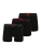 HUGO Boxershorts  grijs / kaki / rood / zwart
