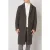 American Vintage Long Sleeves Buttoned Coat Chevron Navy Gris