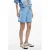 Desigual denim baggy high waist short medium blue denim