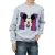 Disney Jongens Sweatshirt met Mickey Mouse-gezicht (Sportgrijs)