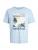 JJ Rebel Shirt ‘JREBMASON’  lichtblauw / lichtgeel / zwart / wit