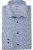 OLYMP Luxor 24/Seven Overhemd blauw, Bedrukt