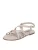 FREUDE Sandalen met riem ‘Antares’  lichtbeige