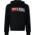 Diesel Division Logo Zwarte Hoodie