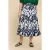 White Stuff Mayra Mixed Printed Midi Skirt Navy Printed