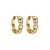 PURELEI Oorbellen ‘CHIC’  goud / transparant