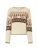 Pepe Jeans Trui ‘Hitty’  ecru / lichtblauw / donkerbruin / oranje