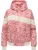 Ragwear Functionele jas ‘Oggie’  magenta / framboos / wit