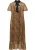 Faina Midi-jurk met luipaardprint naemi Dames bruin