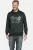 Jan Vanderstorm hoodie SVERRE Plus Size met printopdruk donkergroen