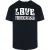 Love Moschino Groovy Logo Zwart T-shirt