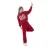 No Way Monday wide leg joggingbroek – rood