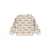 Dirkje rechtvallende sweater met print – beige