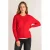 Ivy Beau gebreid vest rood