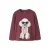 NAME IT MINI longsleeve met print – donkerrood