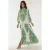 Geprinte Maxi Jurk met Lange Mouwen
