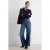 TRENDYOLMİLLA Dames Blauw Effen Wijde pijp Hoge taille Jeans