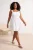 Trendyol Curve Dames Wit Effen Maxi Mouwloos Casual A-lijn Grote maten Jurk