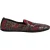 Dolce & Gabbana Bordeaux Jacquard Leren Instapper Schoenen
