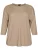 Zizzi Shirt ‘Flosery’  beige gemêleerd