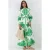 Paisleyprint Maxi-jurk met riem en overhemdkraag