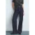 Mango high waist wide leg jeans dark blue denim