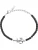 Breil Armband  zwart / zilver