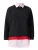 Touche Prive Sweatshirt  rood / zwart / wit