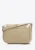 Wittchen Dames Messenger Bag met Imitatiebont, Grijs-Beige, Eco-Leer