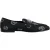 Dolce & Gabbana Blauwe Logo Katoenen Instappers Formele Dresschoenen