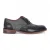 Justin Reess Heren Zwarte Leren Tweed Brogue Schoenen – Albert
