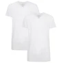 Bamboo Basics V-hals T-shirts Velo Long Fit 2Pack White  2XL