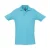SOLS Heren Lente II Korte Mouw Zwaarlijvig Poloshirt (Blauw Atol)