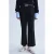 Mango wide leg broek – zwart