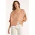 Circle of Trust gestreepte blouse met linnen oranje