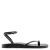 Mango leren sandalen – zwart
