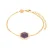 Amethist stenen armband voor dames Sloya Hexalia