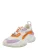 STEVE MADDEN Sneakers laag ‘Belissimo’  lavendel / donkeroranje / zwart / wit