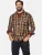 Jan Vanderstorm +FIT Collectie casual overhemd OLAFVIK Plus Size donkerrood