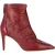 Alexandre Birman Susanna Enkellaarsjes in Rode Leer