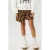 NAME IT KIDS skort met panterprint bruin