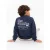 No Way Monday sweater met backprint donkerblauw