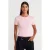 Vrouwen Geribbelde Crop T-Shirt
