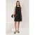 TRENDYOLMİLLA Dames Zwart Effen Kort / Mini Mouwloos Casual Recht Jurken