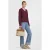 Ruby gebreide trui met V-hals bordeaux