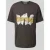 Wood Wood Regular fit T-shirt met labelprint
