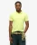 Superdry Mannen Essential Neon Poloshirt van Jersey met Logo Geel