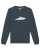 Watapparel Sweatshirt ‘Fly me to the moon’  antraciet / gemengde kleuren