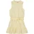 LEVV Little korte jurk broderie geel