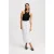 Karl Lagerfeld Button White Denim Skirt White Denim